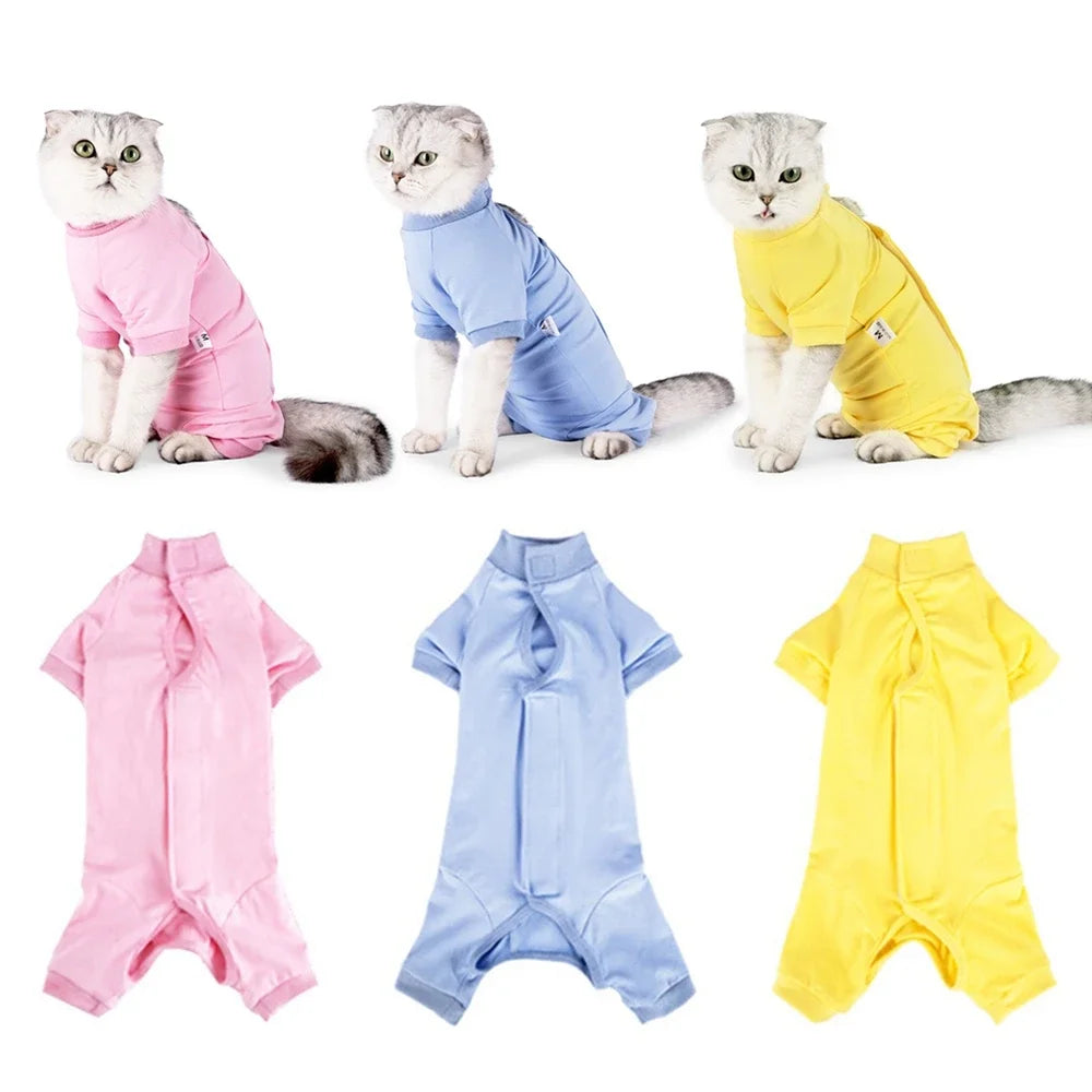 Traje de Recuperación Post-Cirugía para Perros y Gatos