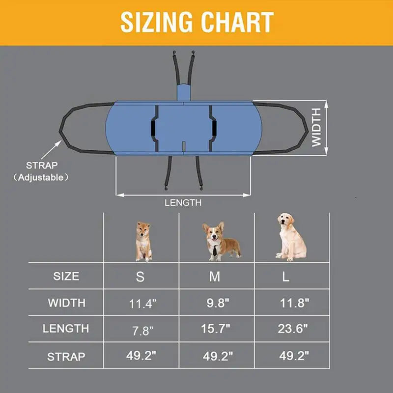 Arnés de Soporte y Rehabilitación para Perros