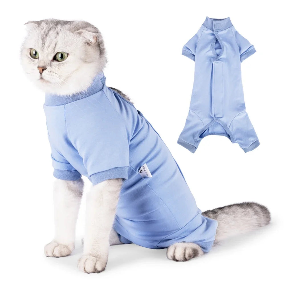 Traje de Recuperación Post-Cirugía para Perros y Gatos