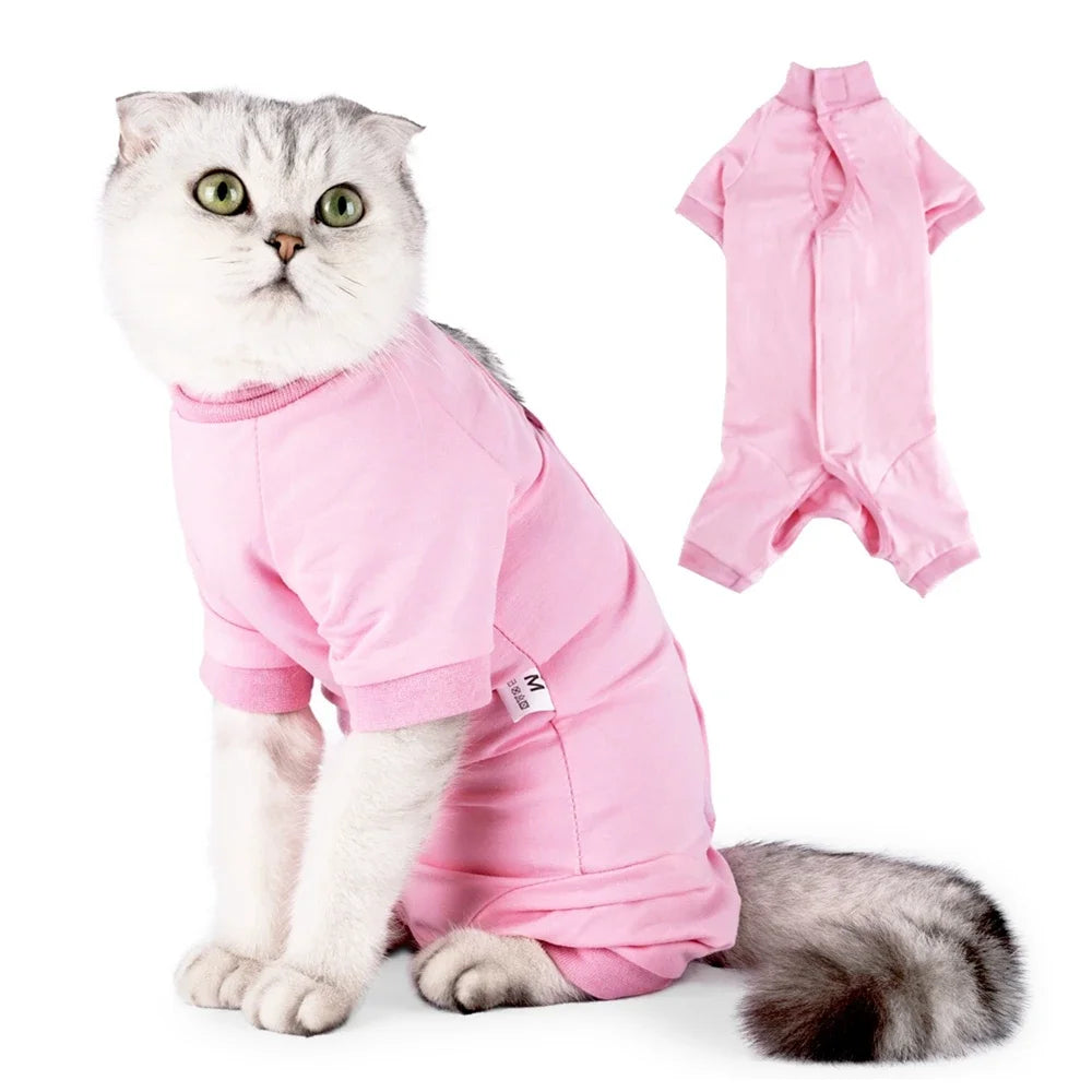 Traje de Recuperación Post-Cirugía para Perros y Gatos