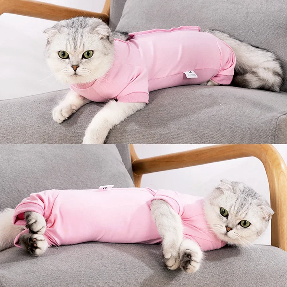 Traje de Recuperación Post-Cirugía para Perros y Gatos